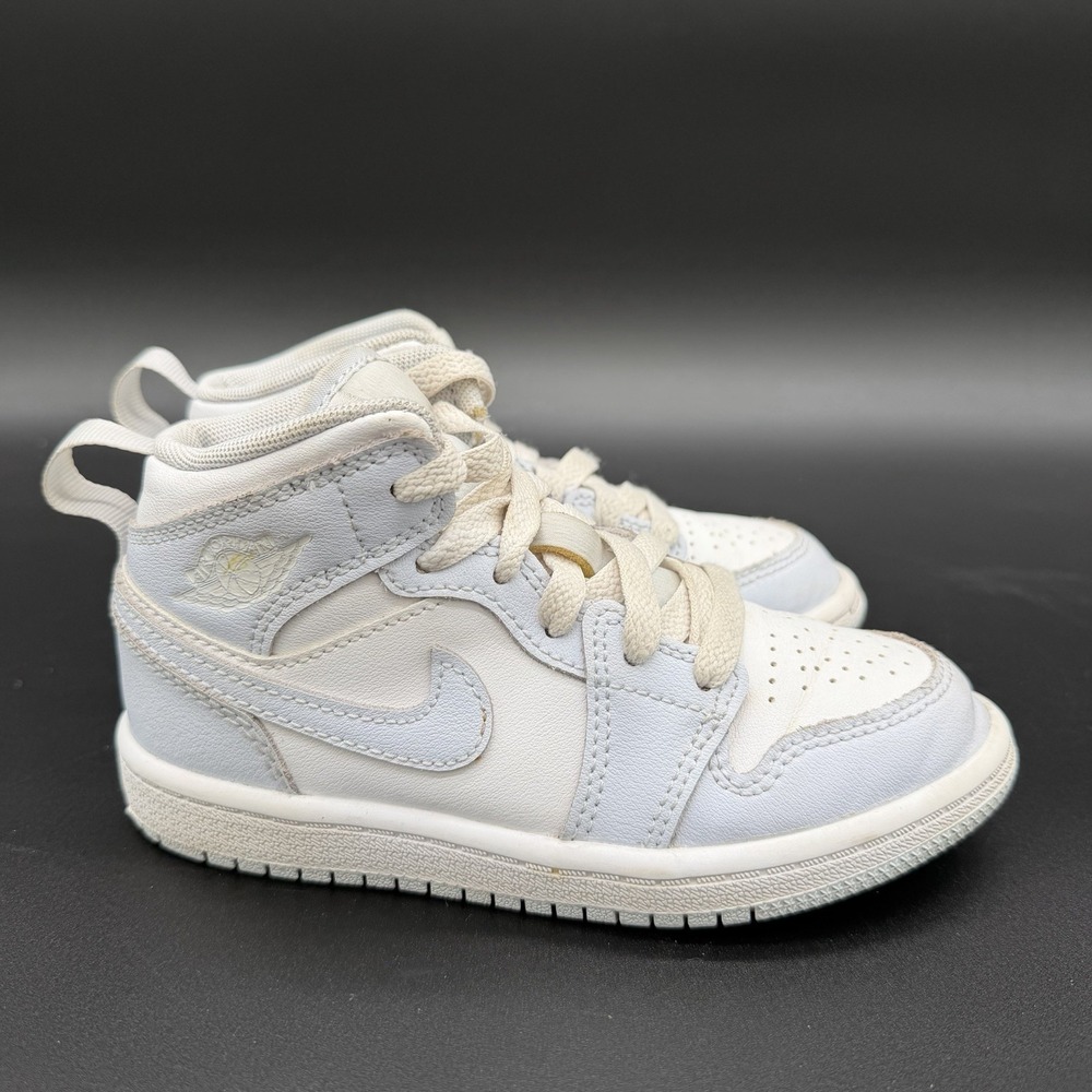 11C - Jordan 1 Mid (TD) Toddlers' Shoes Cobalt Bliss/White FD8781-400 Size 11c